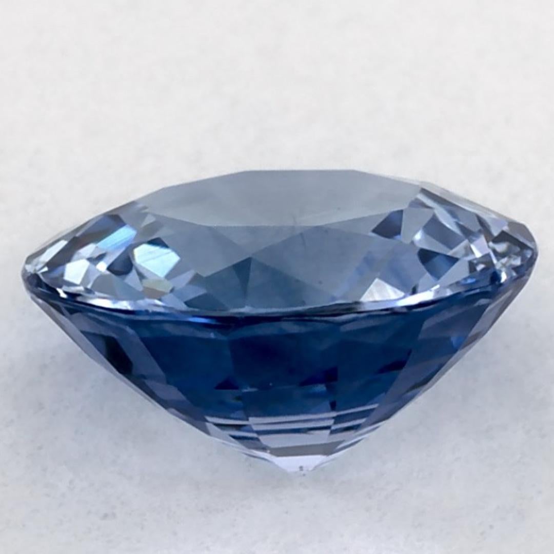 1.51 Karat Blauer runder Saphir, loser Edelstein im Zustand „Neu“ im Angebot in Fort Lee, NJ