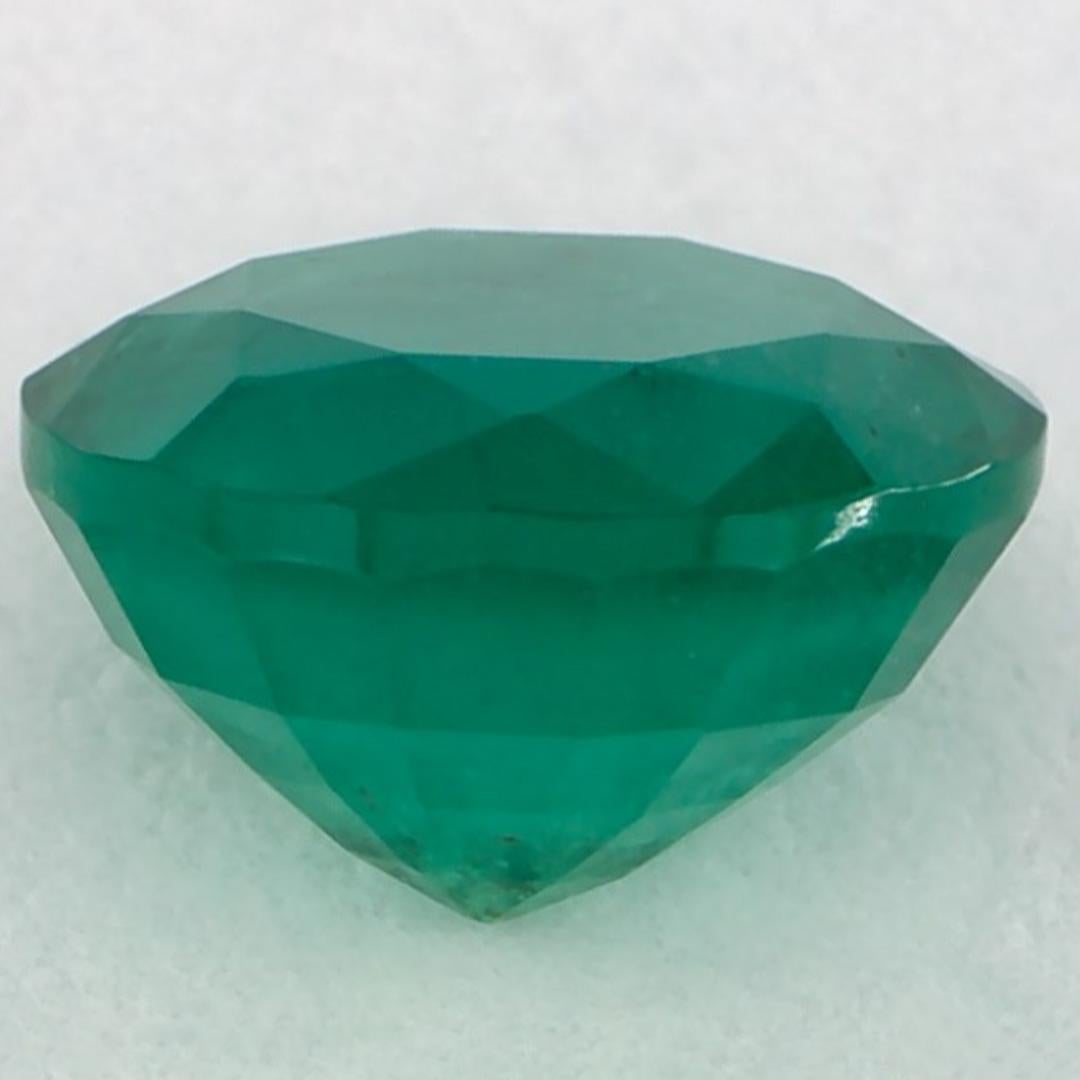 1.51 Ct Smaragd Runde Lose Edelstein im Zustand „Neu“ im Angebot in Fort Lee, NJ