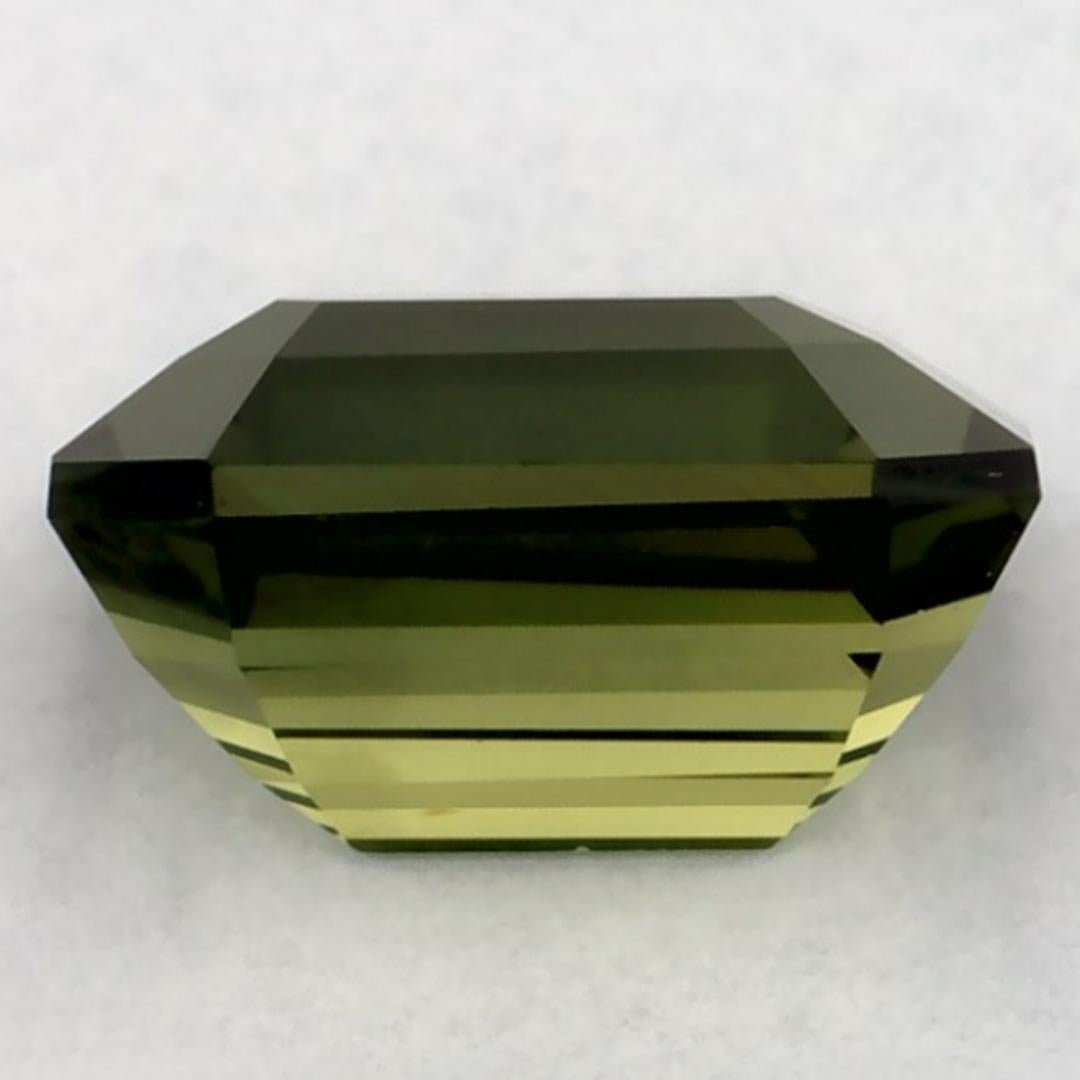 1.51 Ct Green Sapphire Octagon Cut Loose Gemstone Neuf - En vente à Fort Lee, NJ