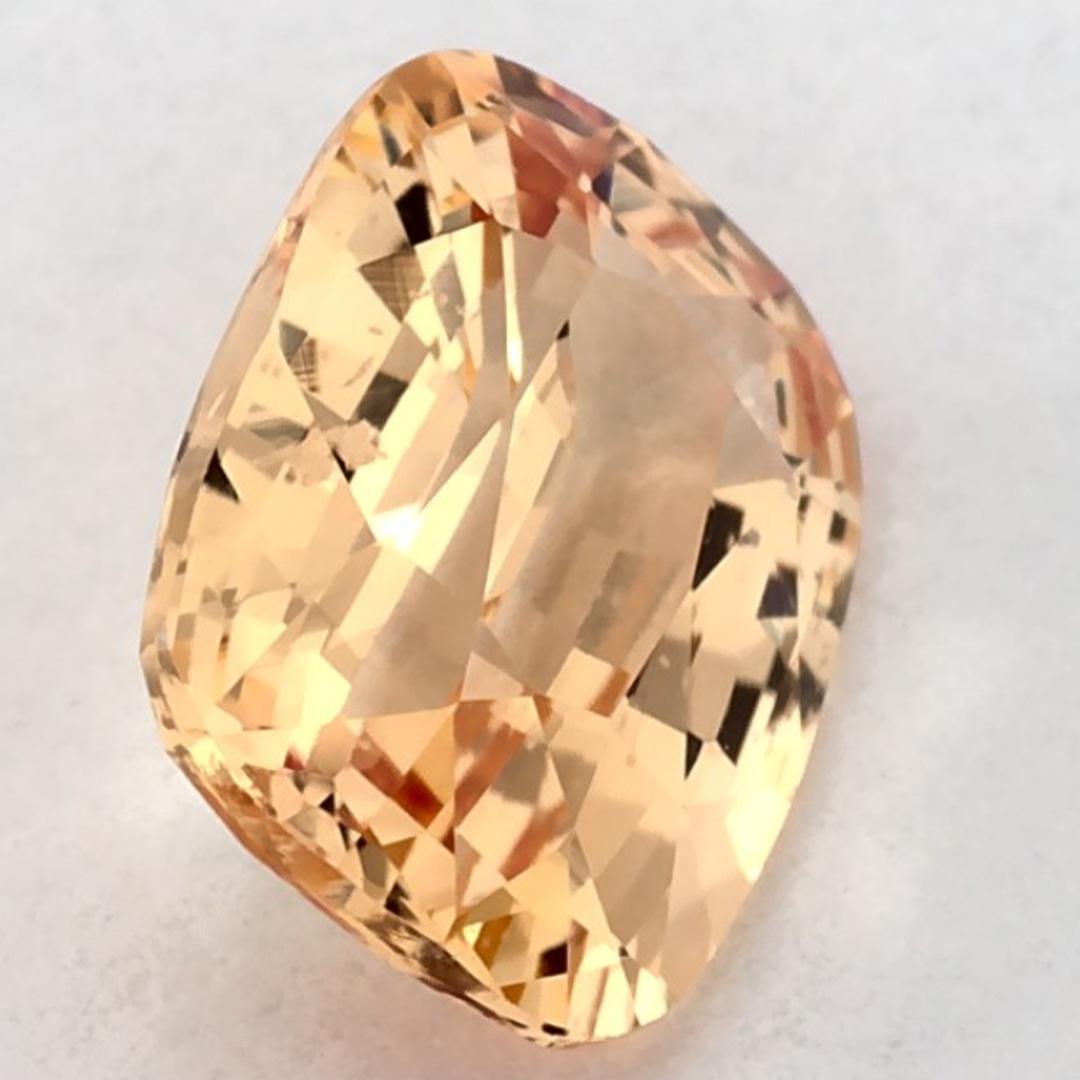 1.51 Karat Rosa Saphir Cushion Loser Edelstein im Angebot 2