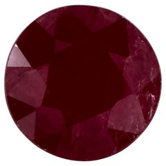 1.51 Ct Rubin Rund Lose Edelstein