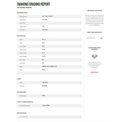 1.51 CTW Round Diamond Single Row Engagement Ring in Platinum