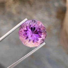 15.10 Carat Natural Loose Amethyst Round Shape Gem For Necklace Jewellery