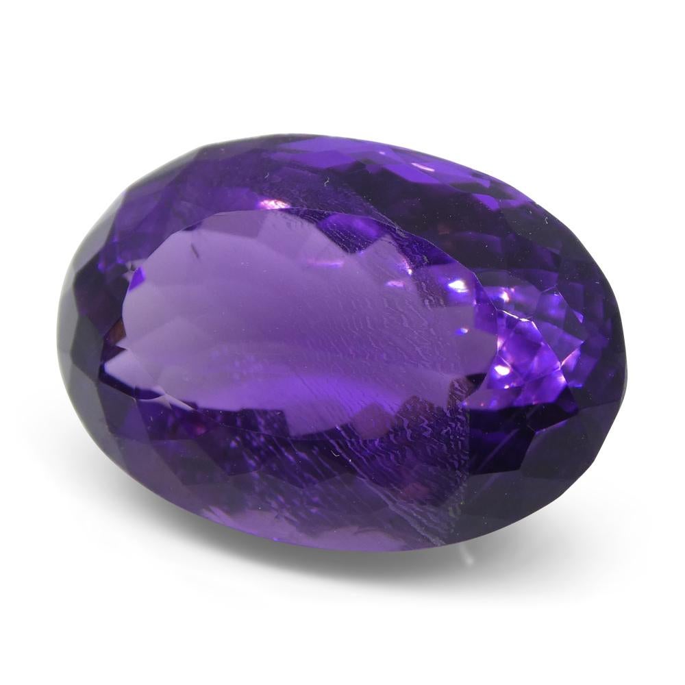 15.18 ct Oval Amethyst For Sale 1