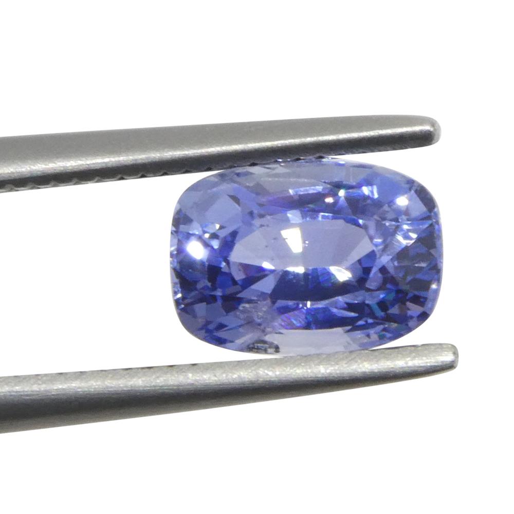 1.51ct Cushion Blue Sapphire from Sri Lanka For Sale 6