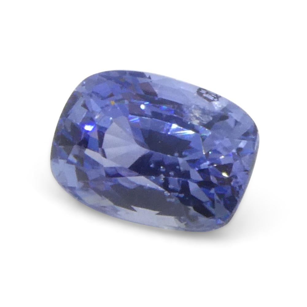 1.51ct Cushion Blue Sapphire from Sri Lanka For Sale 4