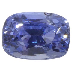 Saphir bleu taille coussin du Sri Lanka 1,51 carat