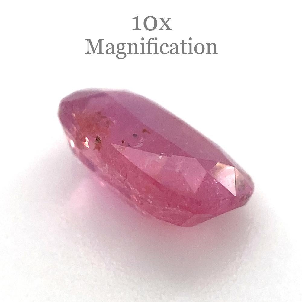 1.51ct Cushion Red Ruby Unheated In New Condition For Sale In Toronto, Ontario