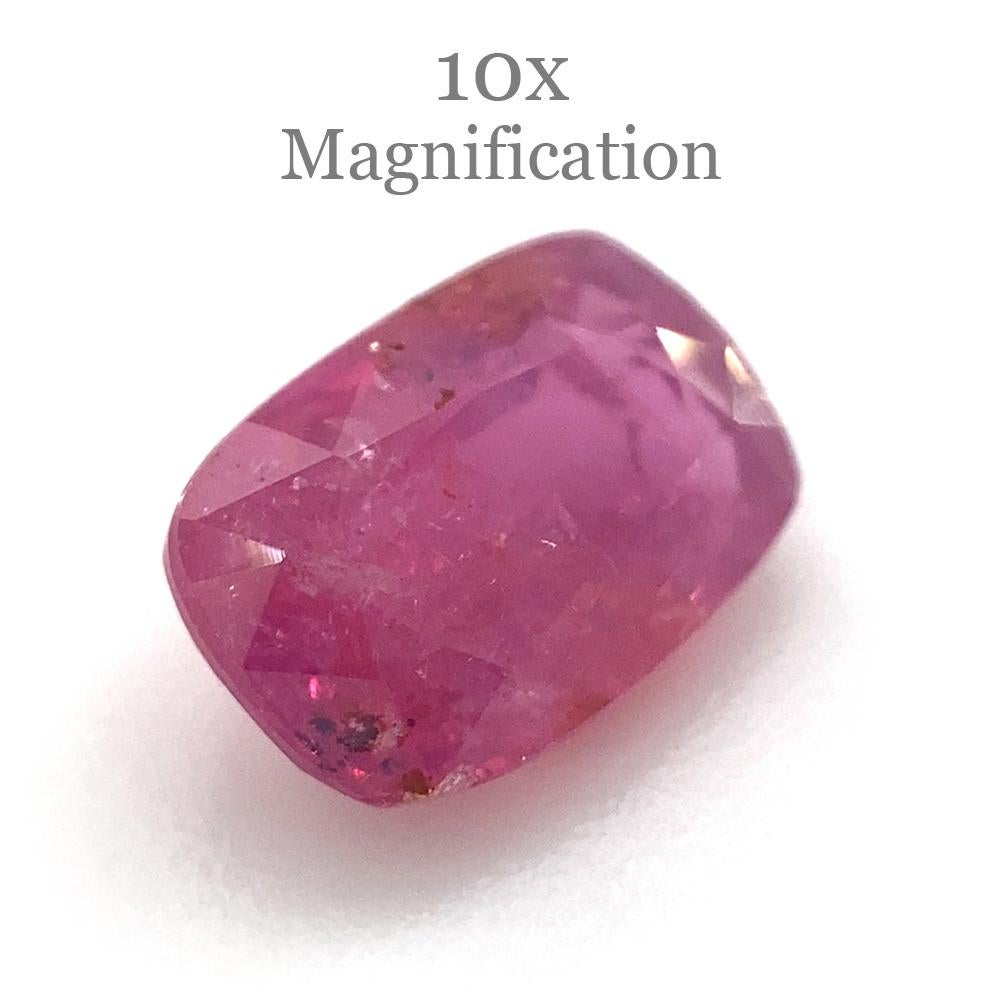 1.51ct Cushion Red Ruby Unheated For Sale 1