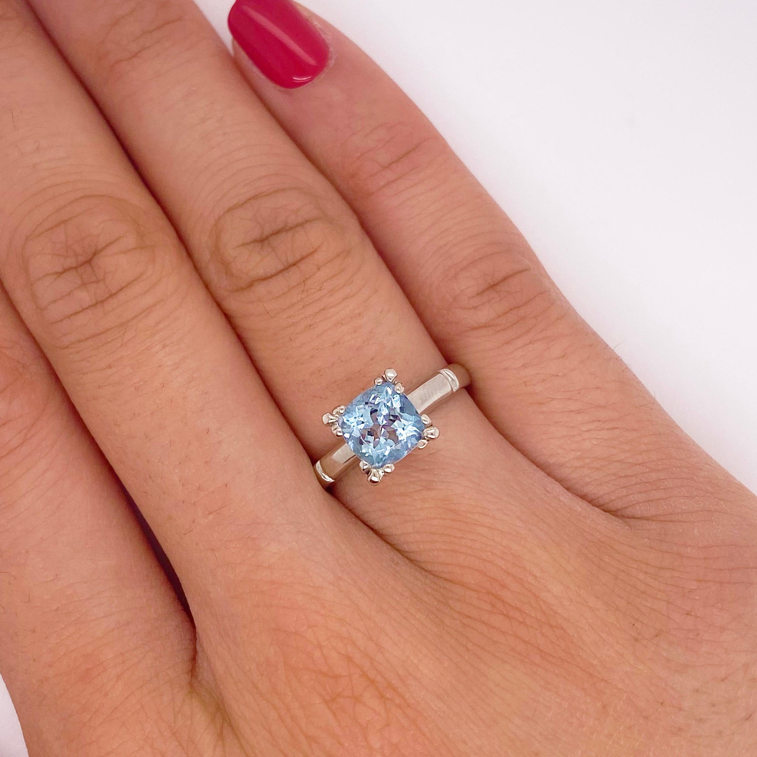 antique blue diamond ring