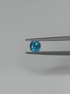 1.52 Carat Cushion-Cut Natural Sky Blue Zircon