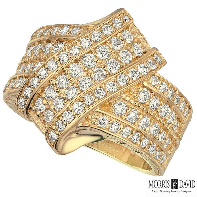 Diamantes 100% naturales, sin ningún tipo de mejora Anillo de diamantes de corte redondo
1.52CT
G-H 
SI  
oro blanco de 14 quilates,  Estilo pavé,   7,5 gramos
3/4 de pulgada de ancho
Talla 7
90 Diamantes

R7128WD
TODOS NUESTROS ARTÍCULOS PUEDEN