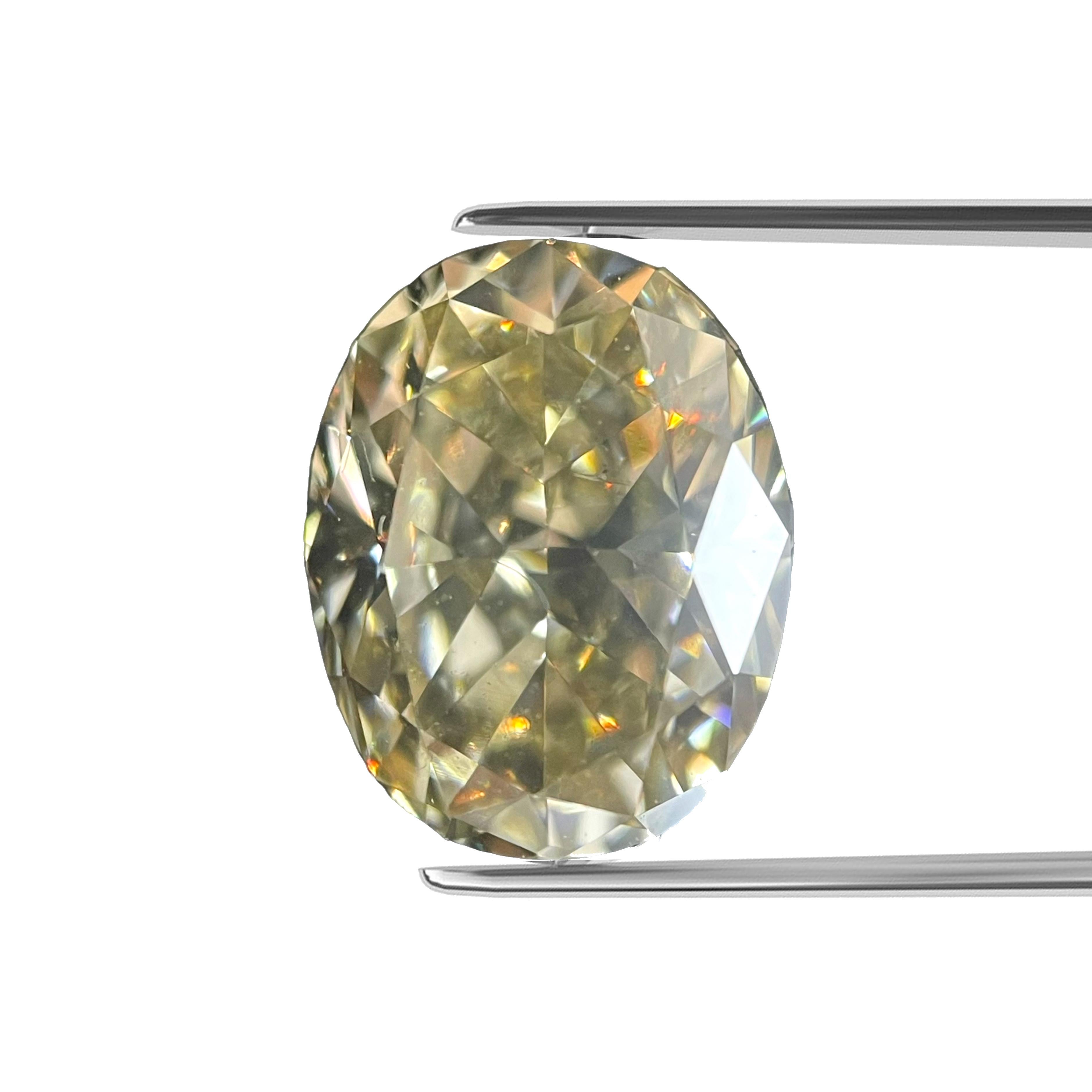 ITEM DESCRIPTION

ID #:	NYC55798
Stone Shape: OVAL BRILLIANT 
Diamond Weight: 1.52ct
Clarity: SI1
Color: Fancy Brownish Yellow
Cut:	Excellent
Measurements: 7.99 x 6.38 x 4.00 mm
Depth %:	62.8%
Table %:	62%
Symmetry: Good
Polish: Good
Fluorescence: