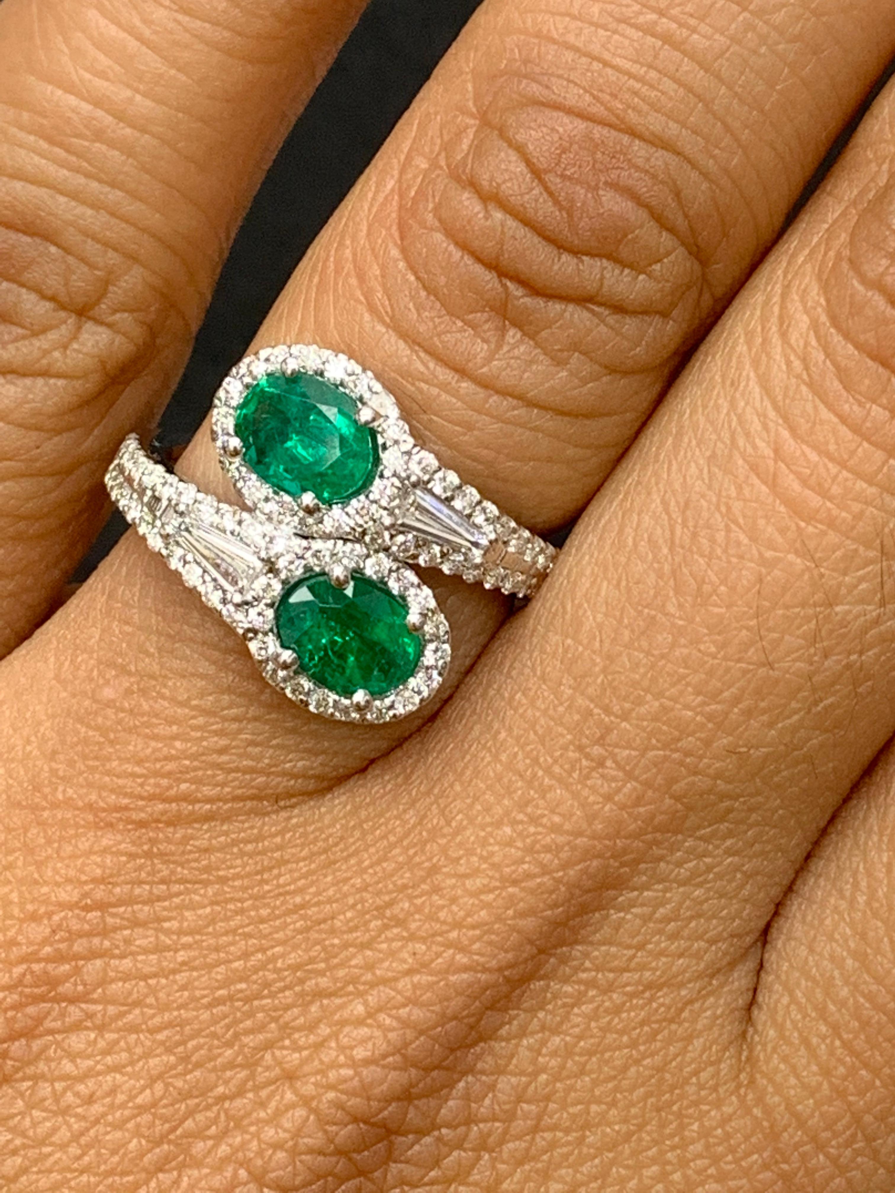 emerald and oval toi et moi