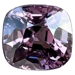 1.52 carats Purplish Pink Burmese Spinel Cushion Cut Natural Gemstone
