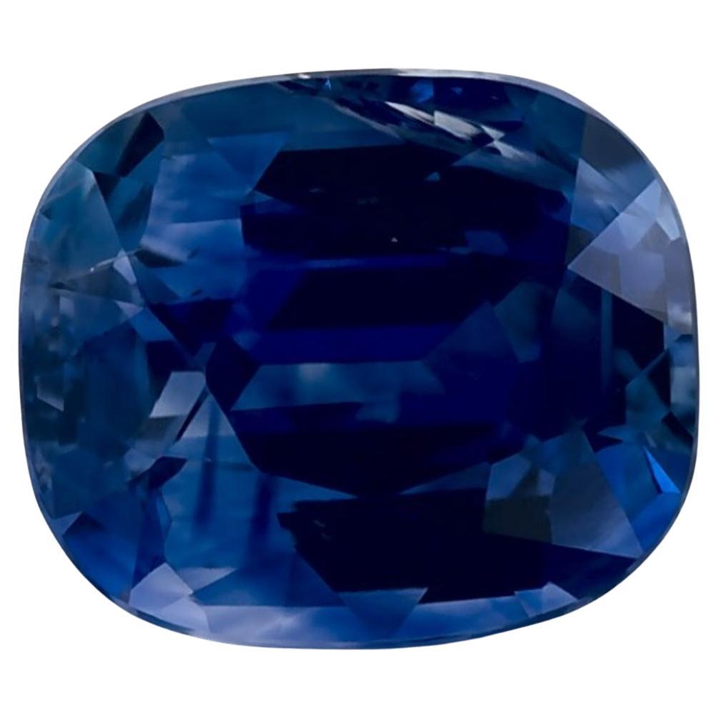 1.52 Ct Blue Sapphire Cushion Loose Gemstone