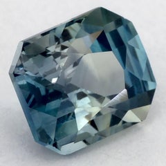 1.52 Ct Blue Sapphire Octagon Cut Loose Gemstone