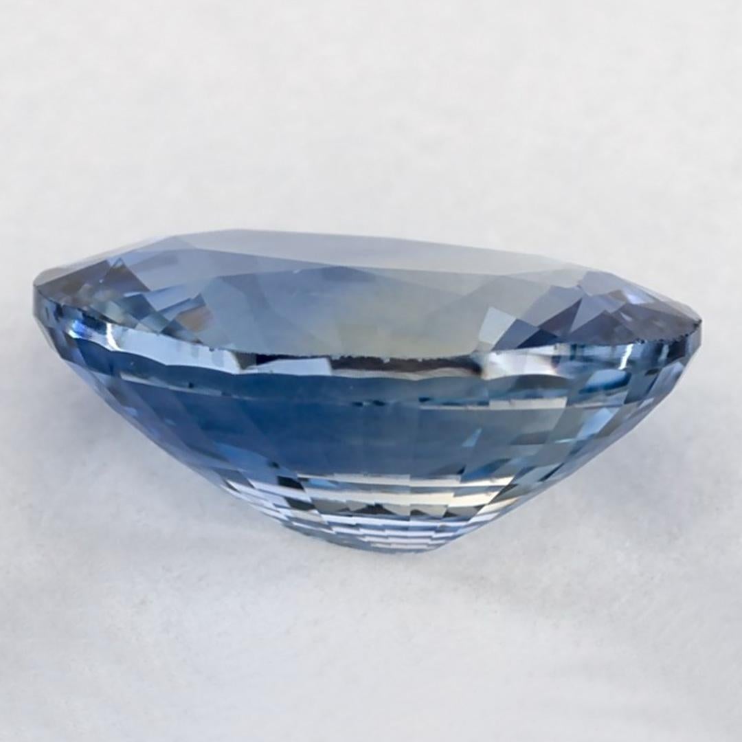 1.52 Ct Blue Sapphire Oval Loose Gemstone In New Condition For Sale In Fort Lee, NJ