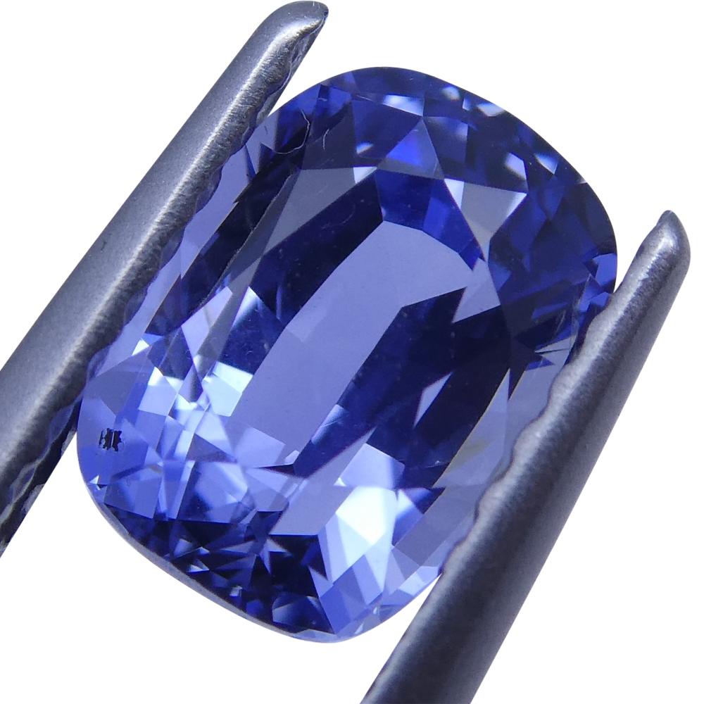 1.52 ct Cushion Blue Sapphire IGI Certified Unheated In New Condition For Sale In Toronto, Ontario