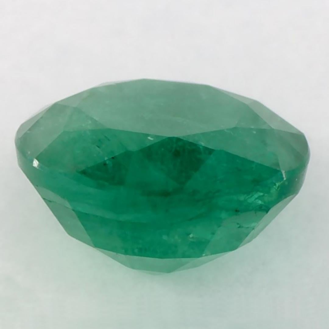 1.52 Ct Smaragd Runde Lose Edelstein im Zustand „Neu“ in Fort Lee, NJ
