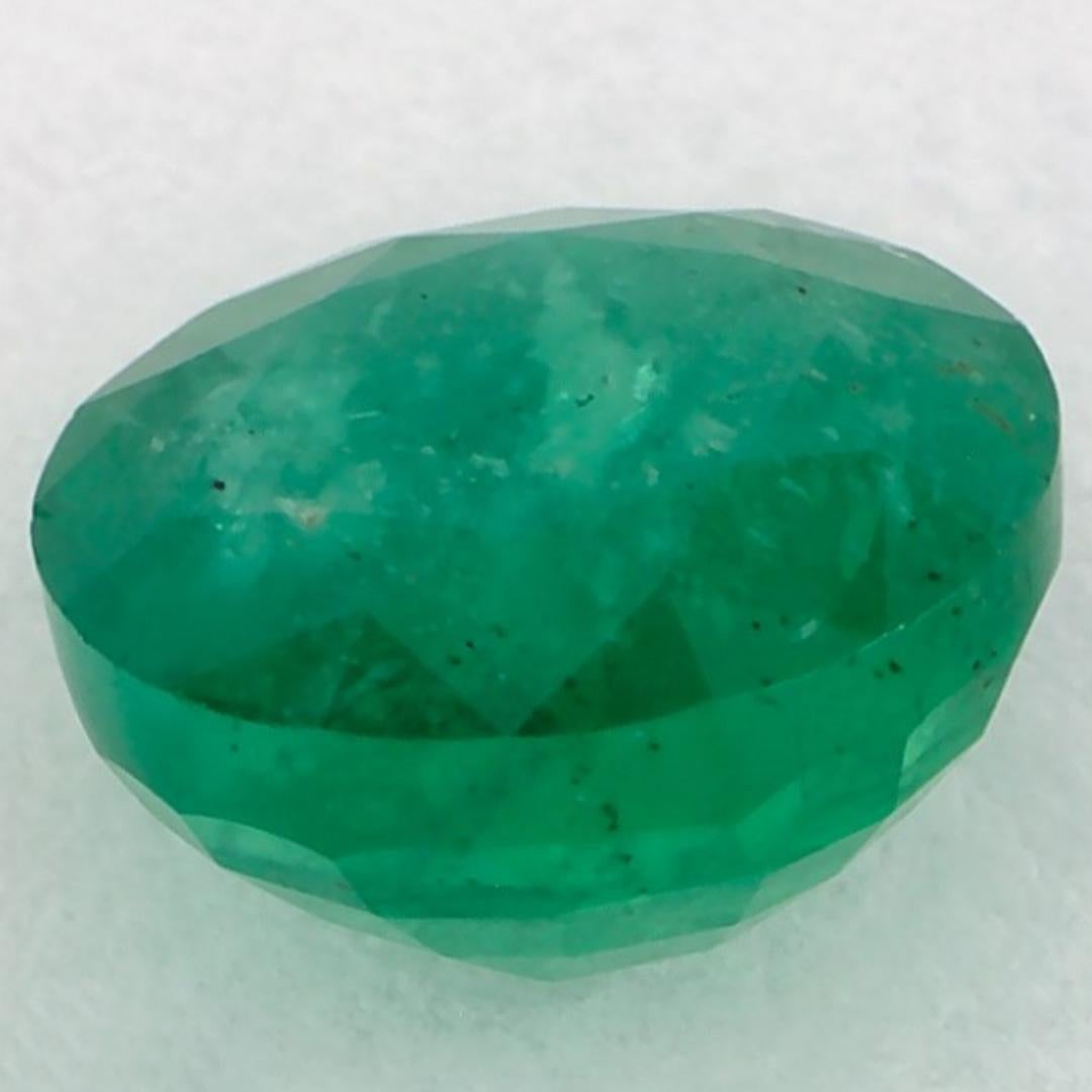 1.52 Ct Emerald Round Loose Gemstone (pierre précieuse en vrac) Neuf - En vente à Fort Lee, NJ