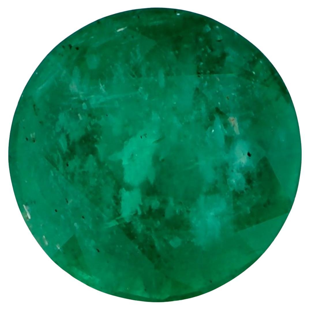 1.52 Ct Emerald Round Loose Gemstone