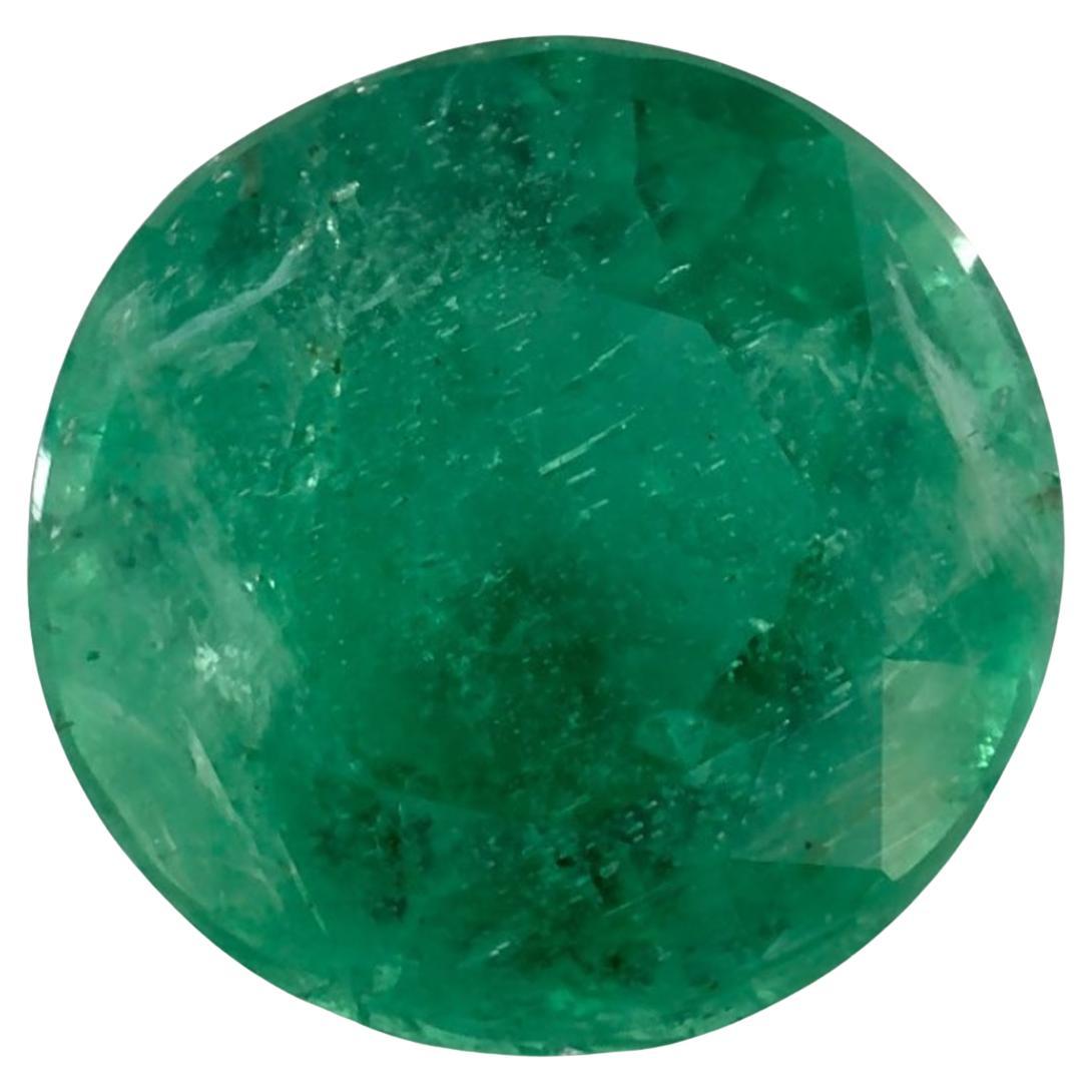 1.52 Ct Emerald Round Loose Gemstone