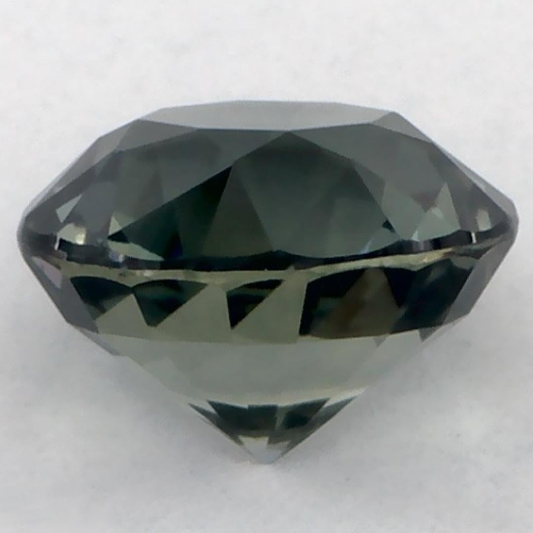 1.52 Karat Grüner Saphir Rund Lose Edelstein im Zustand „Neu“ im Angebot in Fort Lee, NJ