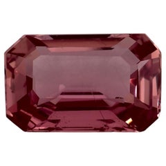 1.52 Ct Pink Sapphire Octagon Cut Loose Gemstone