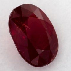 1.52 Ct Ruby Oval Loose Gemstone