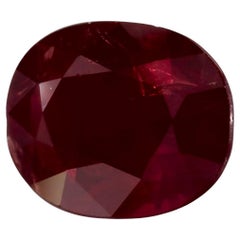 1.52 Ct Ruby Oval Loose Gemstone
