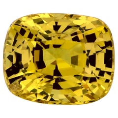 1.52 Ct Yellow Sapphire Cushion Loose Gemstone