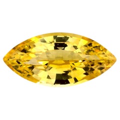 1.52 Ct Yellow Sapphire Marquise Loose Gemstone