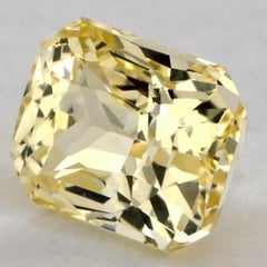 1.52 Ct Yellow Sapphire Radiant Loose Gemstone (pierre précieuse en vrac)