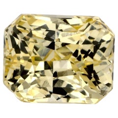 1.52 Ct Yellow Sapphire Radiant Loose Gemstone