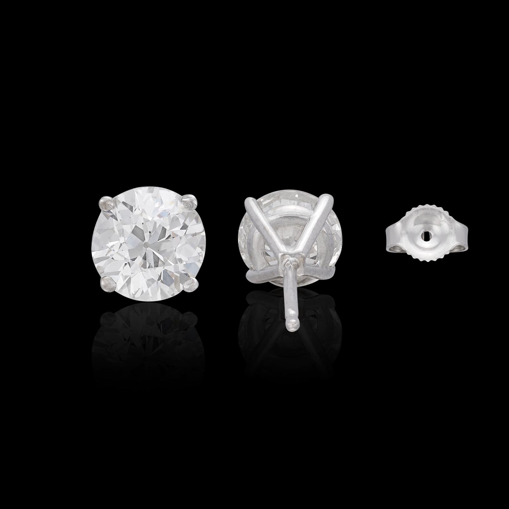1.52-Cts. Diamond Stud Earrings In New Condition In San Francisco, CA