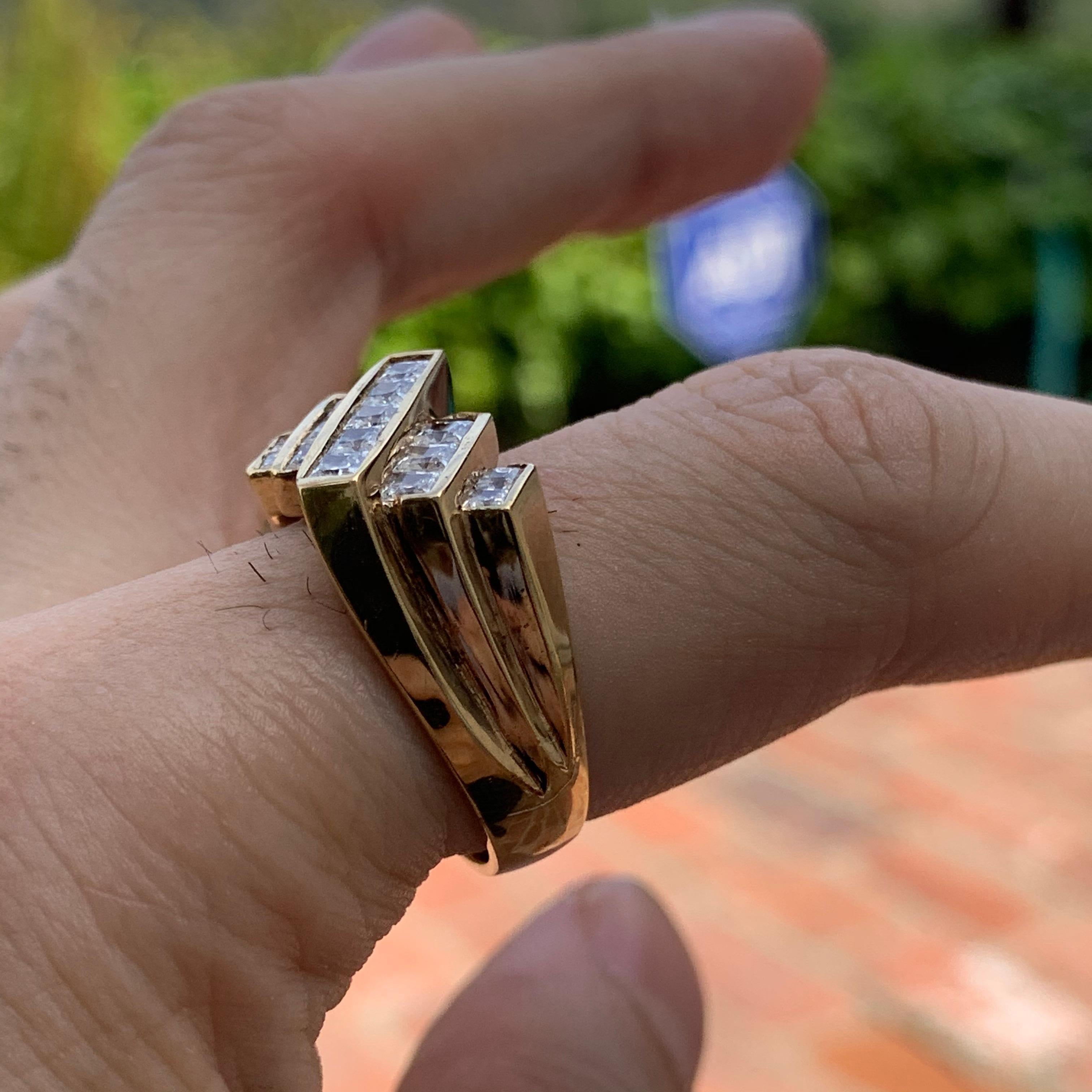 All Of Our Pieces Are 100% Made In Los Angeles, California.

Want This Beautiful Diamond and Gold Ring But Want To Save Money? We Can Make You This Real Gold and CZ ,  Your Cost is only $2300

If Item Is Already Sold It Will Be Customer Made To