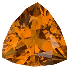 15.25 carats Citrine miel en vrac Forme trillion