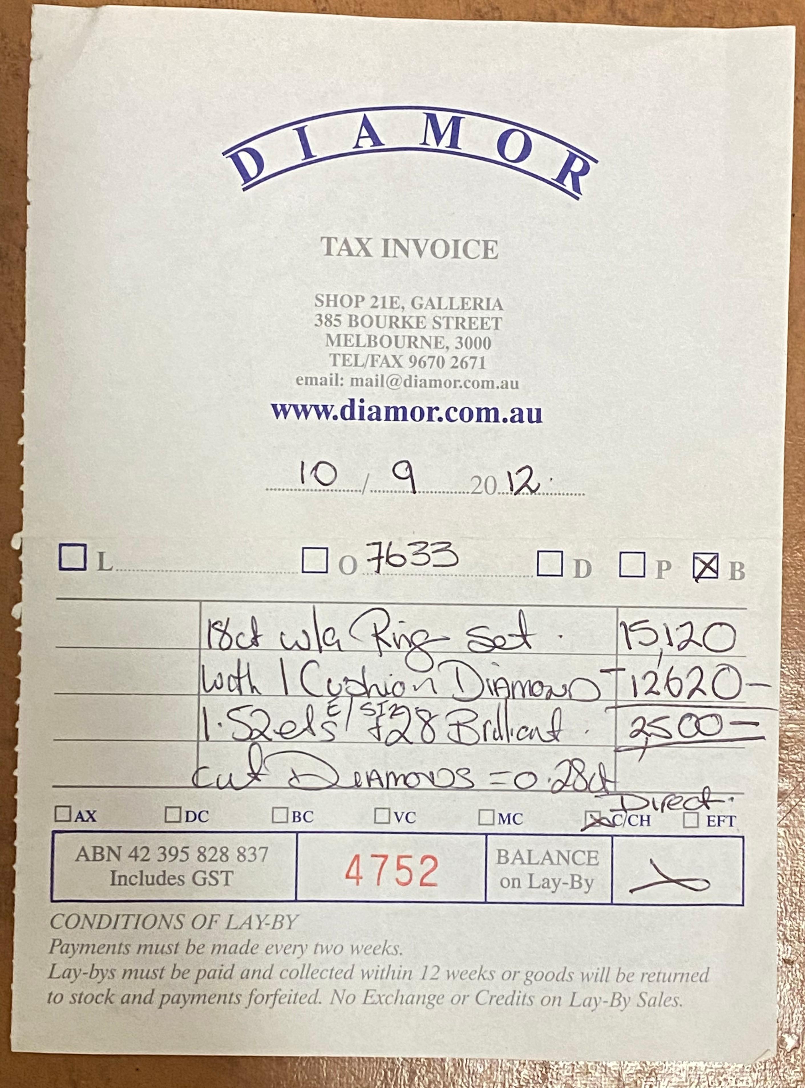 1,52 ct Diamante talla cojín extraído de la tierra GIA (E/SI) Anillo de oro blanco de 18 quilates de Diamor. en venta 6