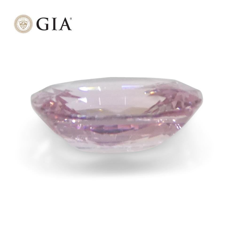 1,52 Karat Kissen rosafarbener, orangefarbener Padparadscha-Saphir GIA zertifiziert Sri Lanka 6