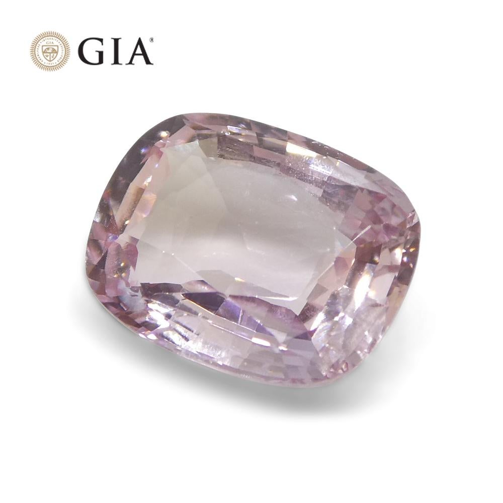 1,52 Karat Kissen rosafarbener, orangefarbener Padparadscha-Saphir GIA zertifiziert Sri Lanka 4