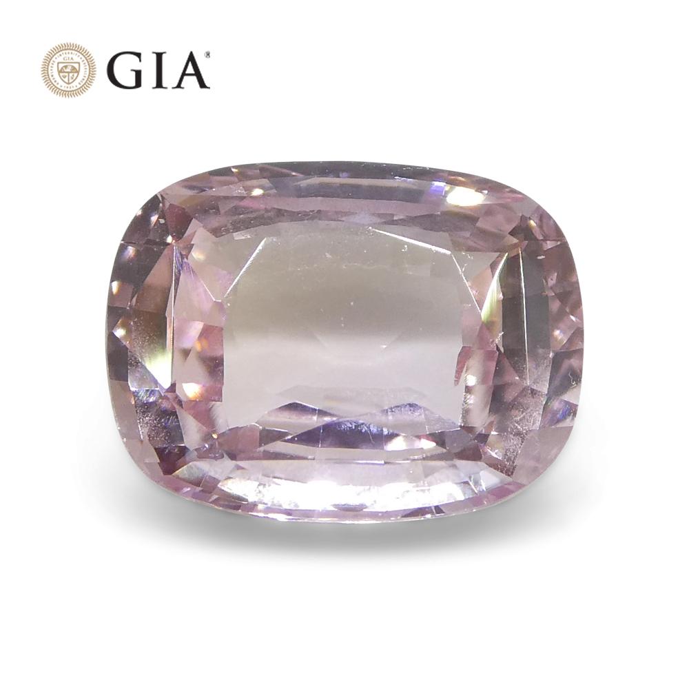 1,52 Karat Kissen rosafarbener, orangefarbener Padparadscha-Saphir GIA zertifiziert Sri Lanka 9