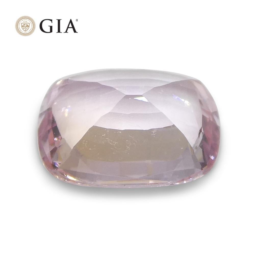 1,52 Karat Kissen rosafarbener, orangefarbener Padparadscha-Saphir GIA zertifiziert Sri Lanka 7