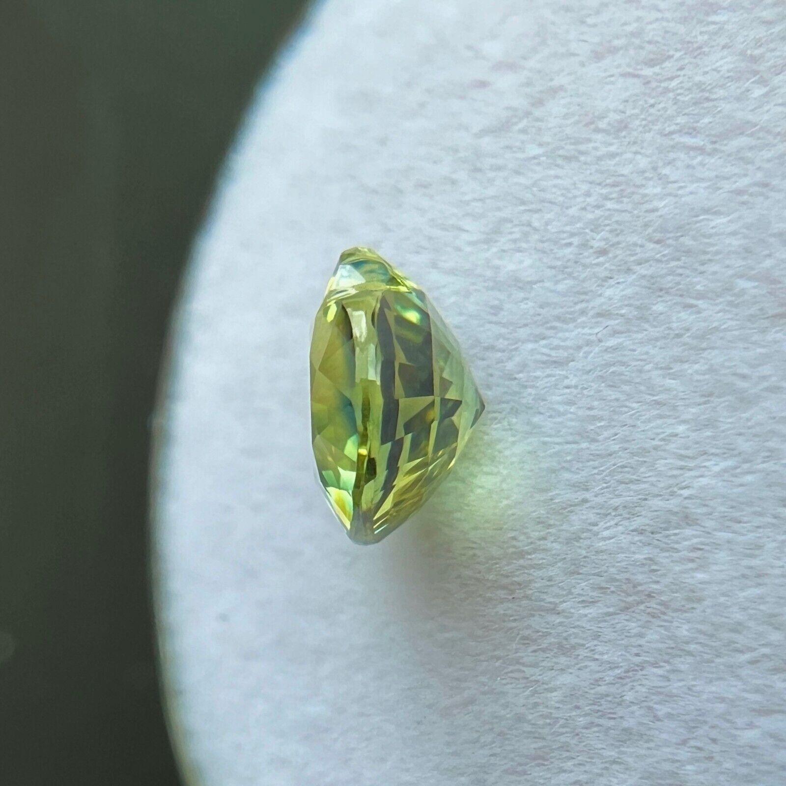 1,52Ct GIA zertifiziert Bi Farbe australischen Saphir gelb blau Herz unbehandelt 5