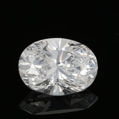 1.52 Carat Loose Diamond, Oval Brilliant GIA Graded Solitaire SI1 D