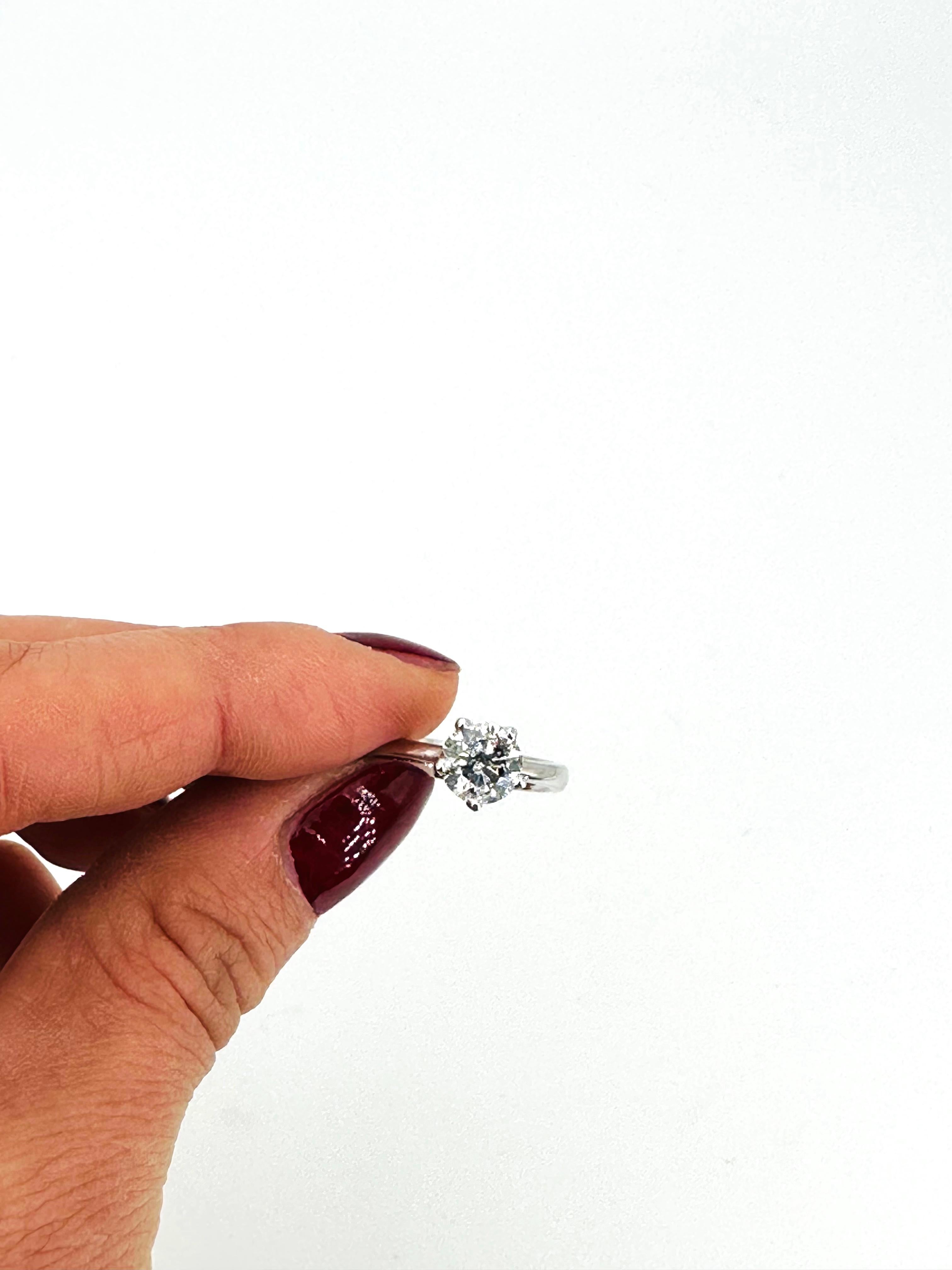 1.53 Carat Diamond Cocktail Solitaire Ring 5