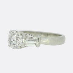 Anillo de compromiso de diamantes de 1,53 quilates