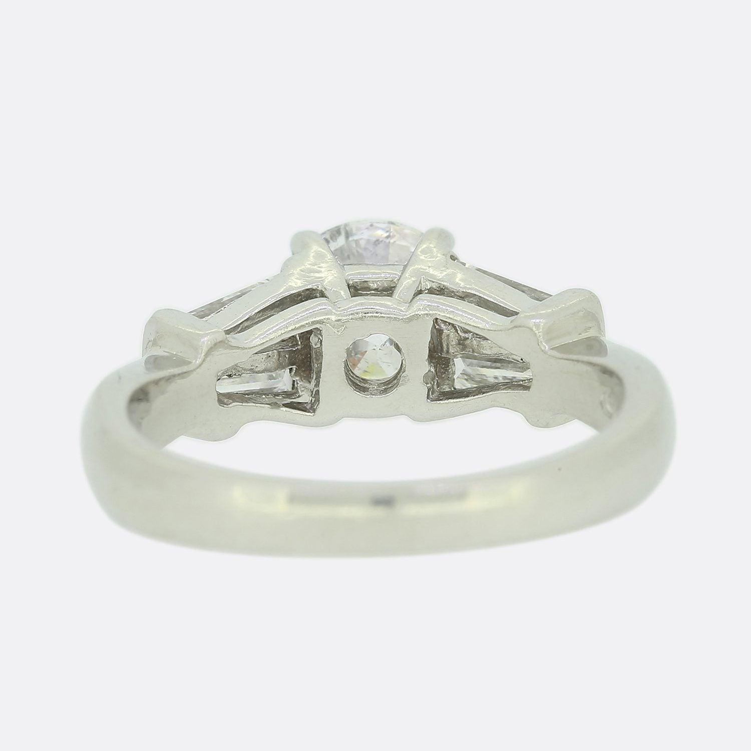 Bague de fiançailles avec diamant de 1,53 carat Bon état - En vente à London, GB