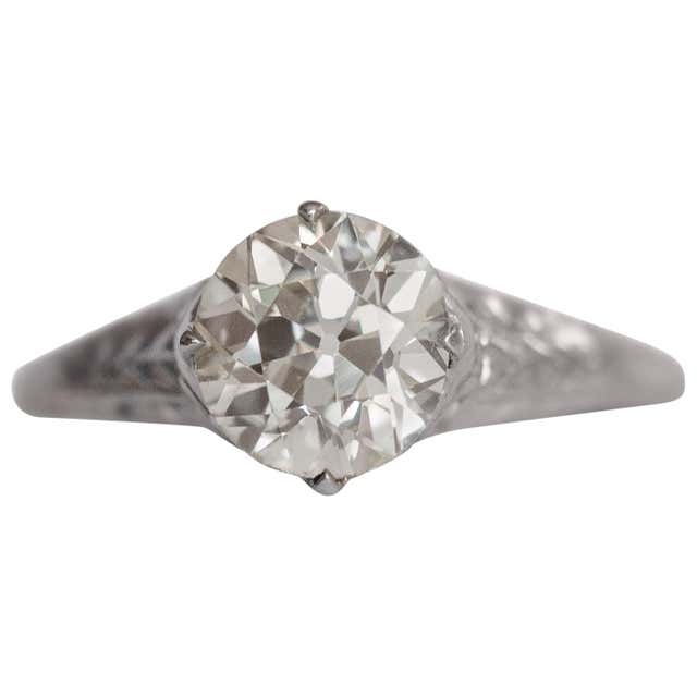 1.53 Carat Diamond Engagement Ring For Sale at 1stDibs | 1.53 carat ...