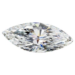 Diamant taille marquise 1,53 carat non serti F / VVS2 certifié GIA